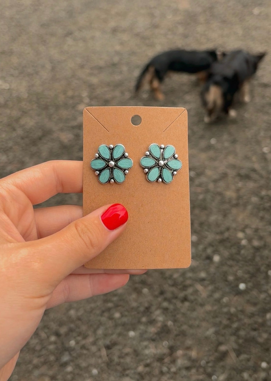Flower Stud Earrings
