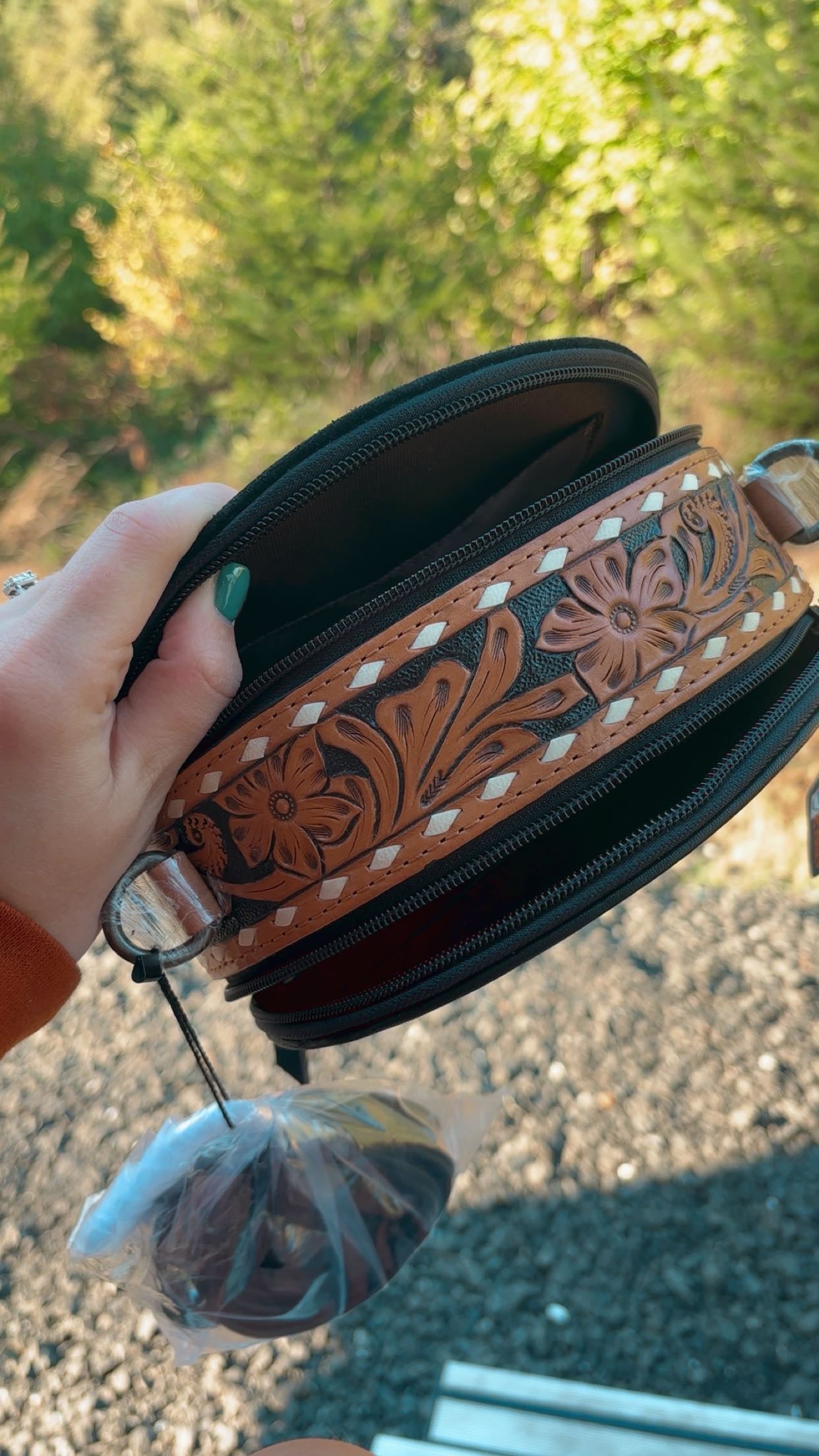 Black Bootstich Canteen Bag
