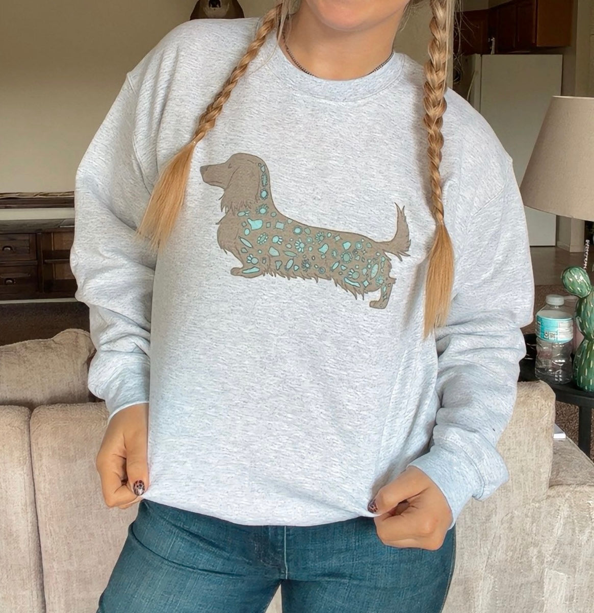 Weiner Dog Crew Neck