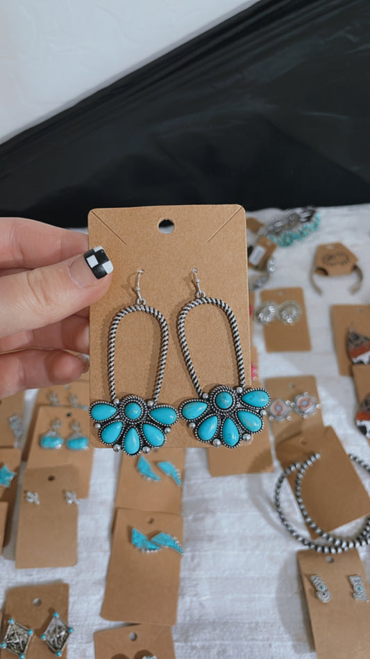 Turquoise Dangle Earrings