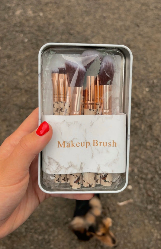 Mini Travel Makeup Brush Set: Western