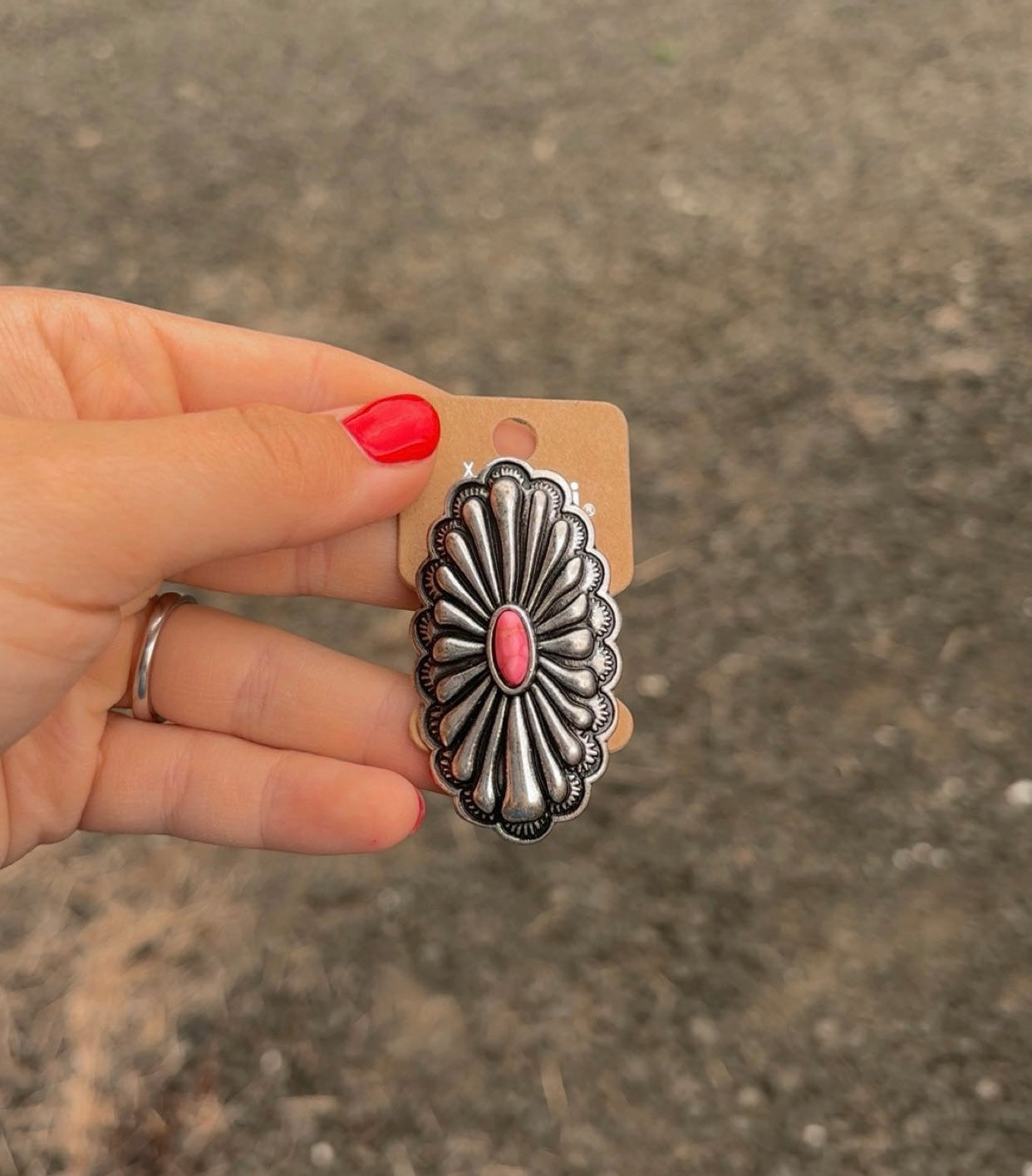 Pink Adjustable Ring