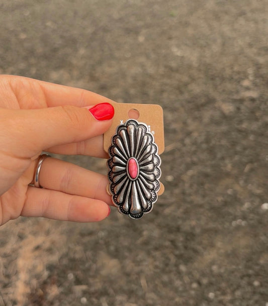 Pink Adjustable Ring