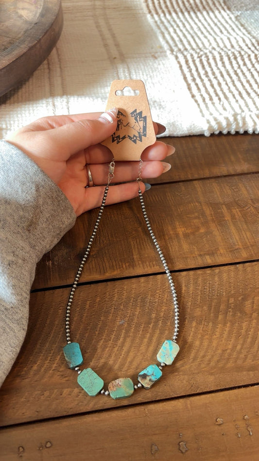 Turquoise Chunky Necklace