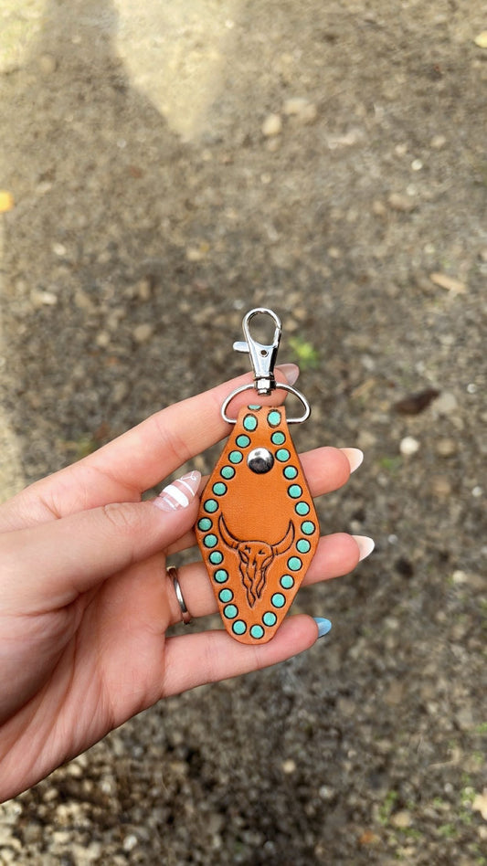 Bull Keychain