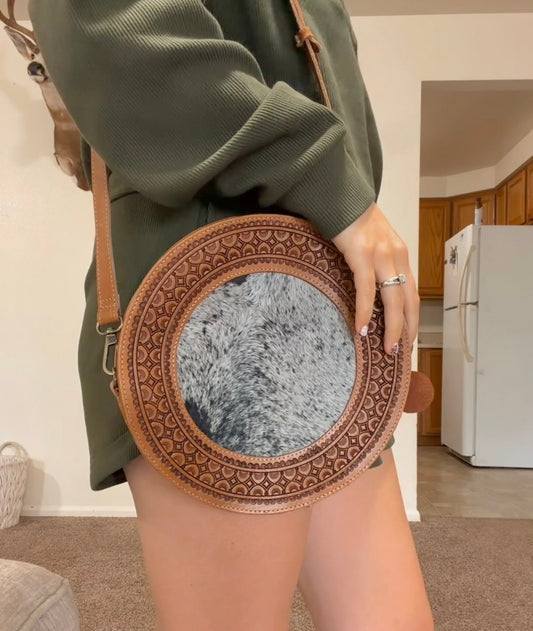 Cowhide Darlin' Canteen Purse